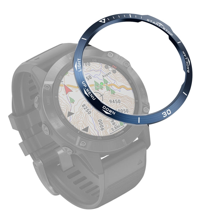 Smart Watch Steel Bezel Ring, B Version, For Garmin Fenix 6X/6X Pro/6X Sapphire
