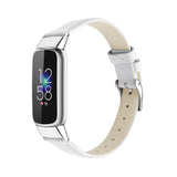 For Fitbit Luxe Leather Replacement Strap Watchband, S