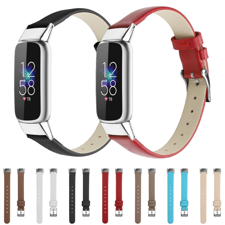 For Fitbit Luxe Leather Replacement Strap Watchband, S