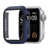 Shockproof PC+Tempered Glass Protective Case with Packed Carton For Apple Watch 44mm(Orange), For Apple Watch Series 6 / 5 / 4 / Watch SE 40mm, For Apple Watch Series 3 & 2 & 1 38mm