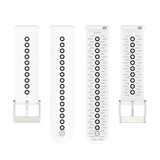 Universal Colorful Hole Silicone Replacement Strap Watchband, 22mm, 20mm, For Suunto 9 Peak
