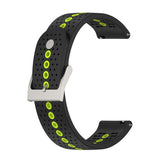 Universal Colorful Hole Silicone Replacement Strap Watchband, 22mm, 20mm, For Suunto 9 Peak