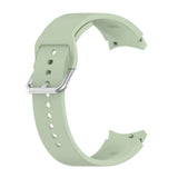 Silicone Silver Round Buckle Replacement Strap Watchband, Silver Round Buckle