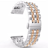 Seven-beads Steel Replacement Strap Watchband, 20mm Women Version, 22mm Men Version