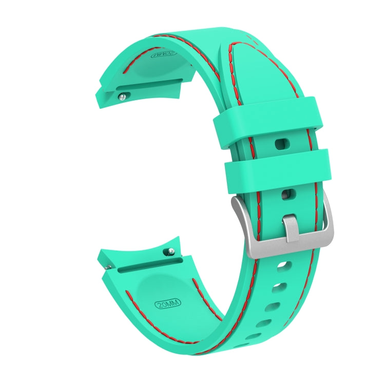 Silicone Stitching Replacement Strap Watchband, For Samsung Galaxy Watch4 / Watch4 Classic