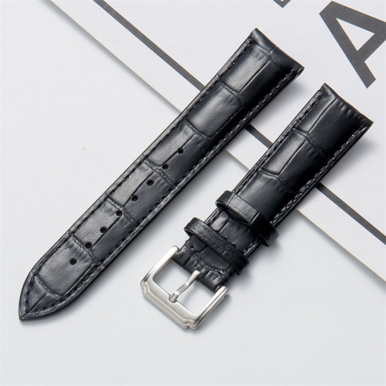 Calf Leather Replacement Strap Watchband, 14mm, 16mm, 18mm, 20mm, 22mm