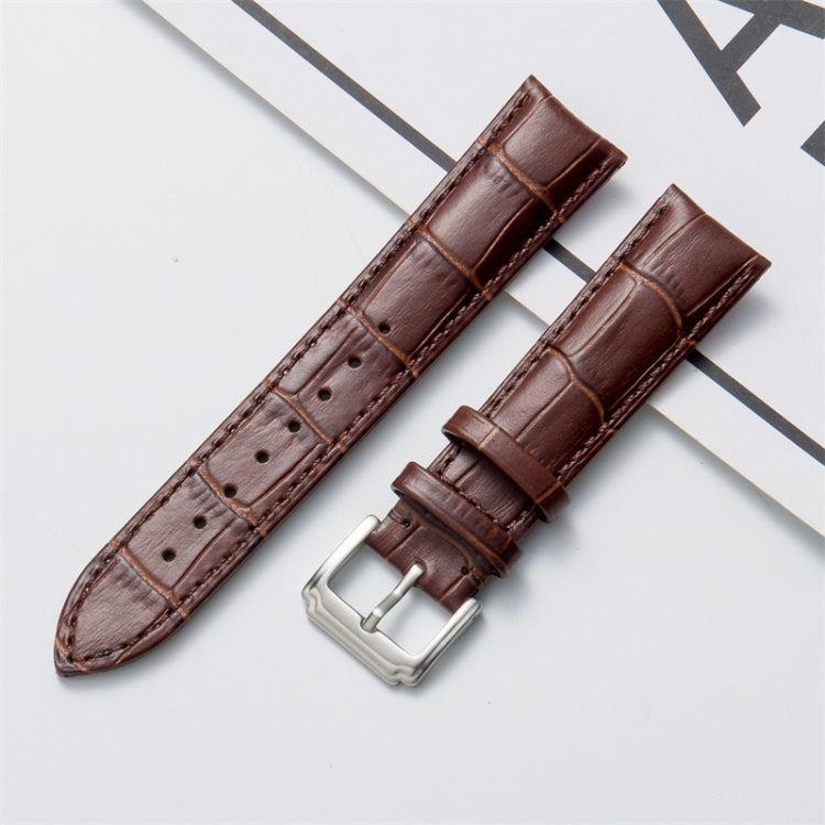 Calf Leather Replacement Strap Watchband, 14mm, 16mm, 18mm, 20mm, 22mm