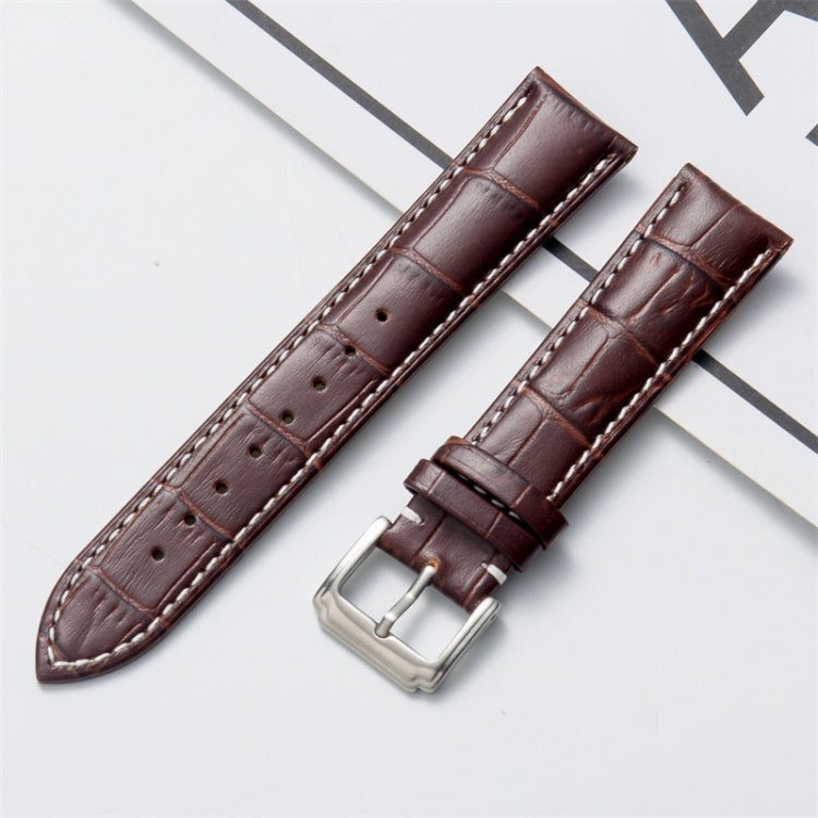Calf Leather Replacement Strap Watchband, 14mm, 16mm, 18mm, 20mm, 22mm