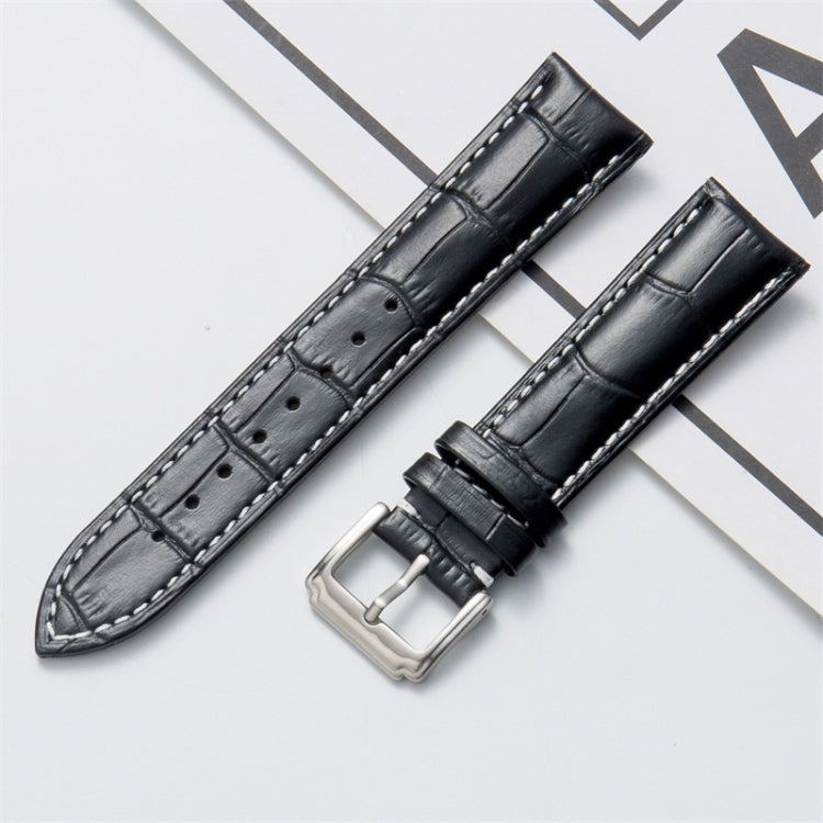 Calf Leather Replacement Strap Watchband, 14mm, 16mm, 18mm, 20mm, 22mm