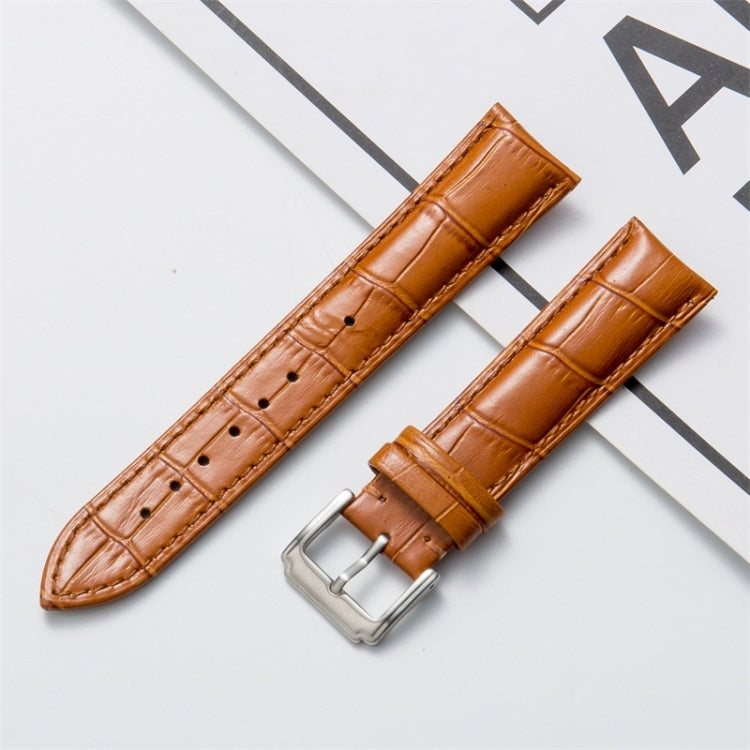 Calf Leather Replacement Strap Watchband, 14mm, 16mm, 18mm, 20mm, 22mm