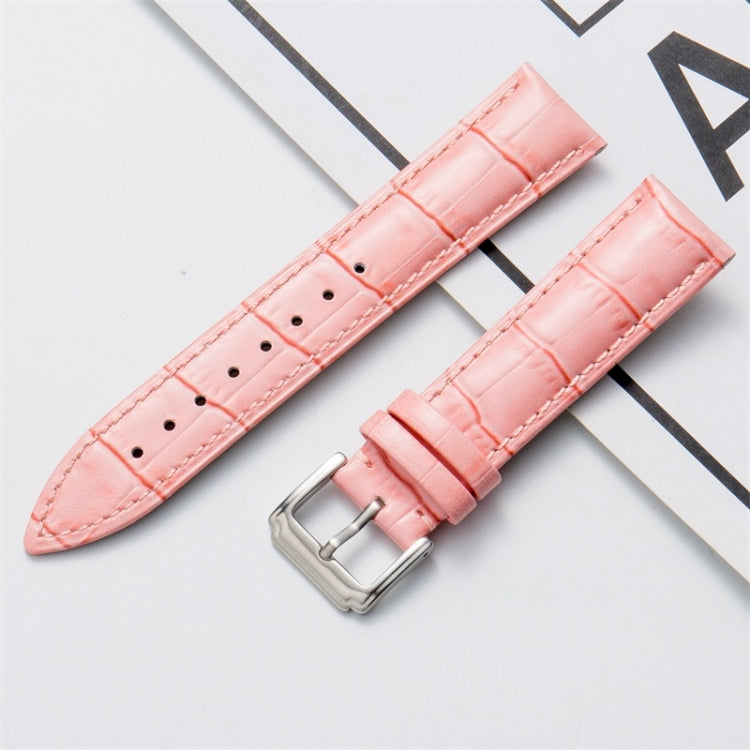 Calf Leather Replacement Strap Watchband, 14mm, 16mm, 18mm, 20mm, 22mm