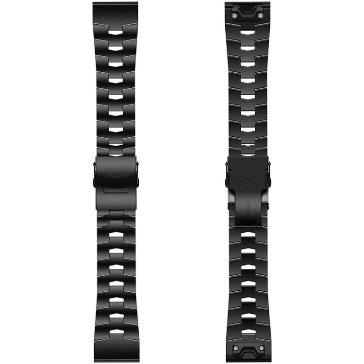 26mm Titanium Alloy Quick Release Replacement Watchband, For Garmin Fenix 6X