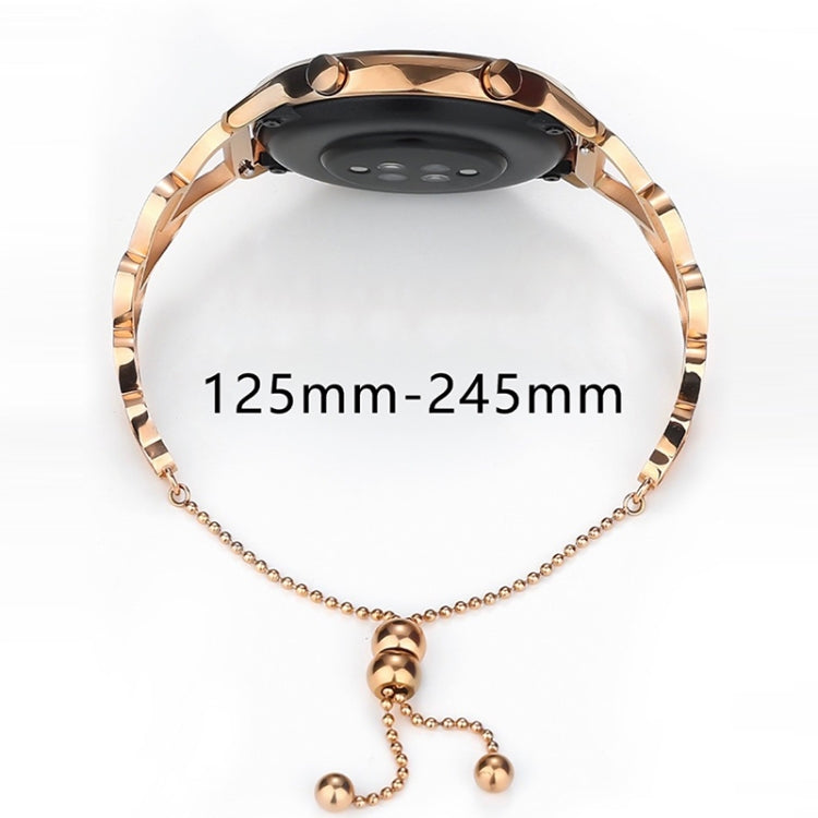 22mm Universal Love Bracelet Metal Replacement Watchband, For Garmin Vivoactive 4