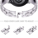 22mm Universal Stainless Steel Metal Replacement Watchband, For Xiaomi Haylou RS3 / Suunto 9 Peak