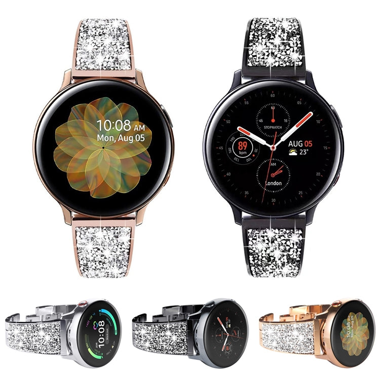 22mm Universal Stainless Steel Metal Replacement Watchband, For Xiaomi Haylou RS3 / Suunto 9 Peak