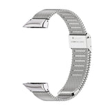 MIJOBS Milan Stainless Steel Replacement Strap Watchband, For Huawei Band 6 / Honor Band 6