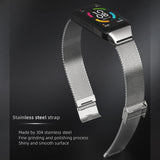MIJOBS Milan Stainless Steel Replacement Strap Watchband, For Huawei Band 6 / Honor Band 6