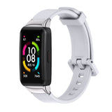 MIJOBS Universal Breathable Silicone Replacement Strap Watchband, For Huawei Band 6 / Honor Band 6