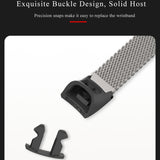 MIJOBS Milan Stainless Steel Metal Buckle Replacement Strap Watchband, For Honor Band 4 / 5