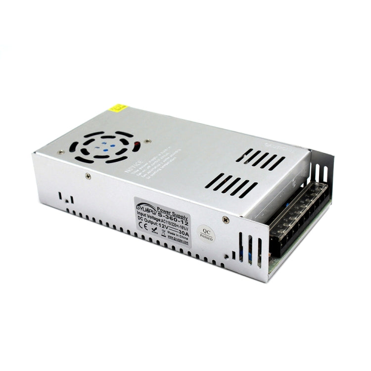 Light Bar Regulated Switching Power Supply LED Transformer, Size: 215 x 115 x 50mm, S-300-5 DC5V 60A 300W, S-350-5 DC5V 70A 350W, S-360-12 DC12V 30A 360W, S-400-12 DC12V 33A 400W, S-480-12 DC12V 40A 480W, S-600-12 DC12V 50A 600W, S-360-24 DC24V 15A 360...