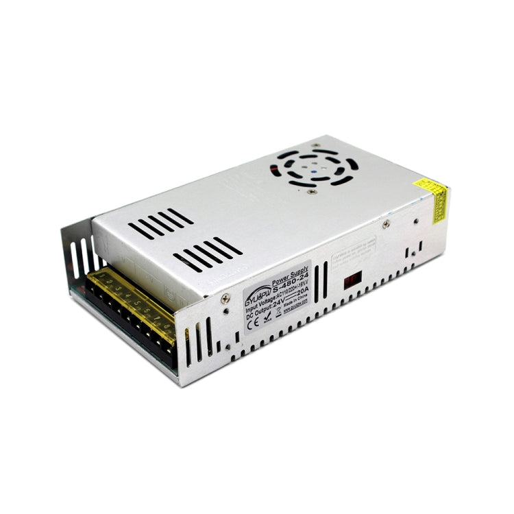 Light Bar Regulated Switching Power Supply LED Transformer, Size: 215 x 115 x 50mm, S-300-5 DC5V 60A 300W, S-350-5 DC5V 70A 350W, S-360-12 DC12V 30A 360W, S-400-12 DC12V 33A 400W, S-480-12 DC12V 40A 480W, S-600-12 DC12V 50A 600W, S-360-24 DC24V 15A 360...
