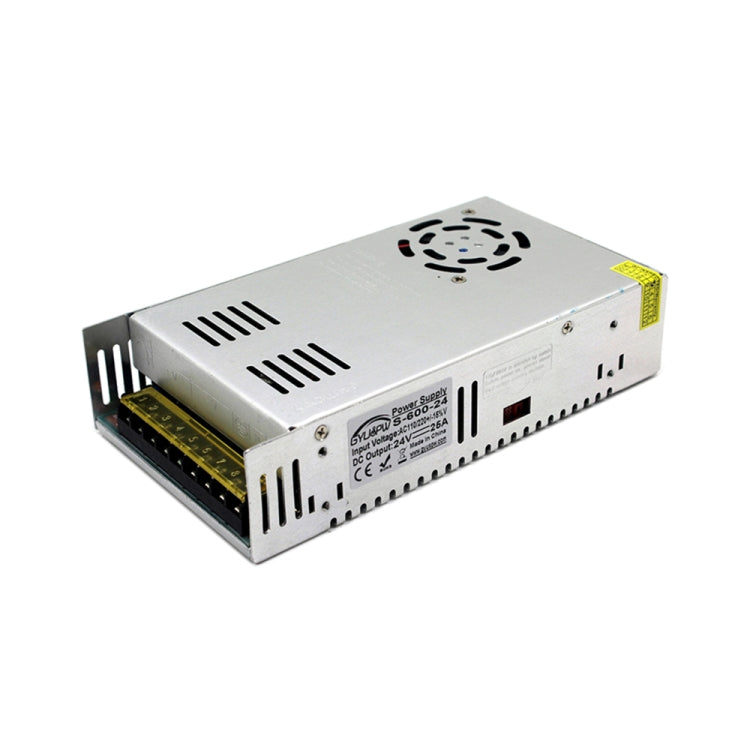Light Bar Regulated Switching Power Supply LED Transformer, Size: 215 x 115 x 50mm, S-300-5 DC5V 60A 300W, S-350-5 DC5V 70A 350W, S-360-12 DC12V 30A 360W, S-400-12 DC12V 33A 400W, S-480-12 DC12V 40A 480W, S-600-12 DC12V 50A 600W, S-360-24 DC24V 15A 360...