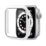 Shockproof PC Protective Case with Tempered Glass Film, For Apple Watch Series 9 / 8 / 7 41mm, For Apple Watch Series 9 / 8 / 7 45mm, For Apple Watch Series 8 / 7 41mm
