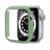 Shockproof PC Protective Case with Tempered Glass Film, For Apple Watch Series 9 / 8 / 7 41mm, For Apple Watch Series 9 / 8 / 7 45mm, For Apple Watch Series 8 / 7 41mm