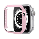 Shockproof PC Protective Case with Tempered Glass Film, For Apple Watch Series 9 / 8 / 7 41mm, For Apple Watch Series 9 / 8 / 7 45mm, For Apple Watch Series 8 / 7 41mm