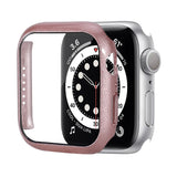 Shockproof PC Protective Case with Tempered Glass Film, For Apple Watch Series 9 / 8 / 7 41mm, For Apple Watch Series 9 / 8 / 7 45mm, For Apple Watch Series 8 / 7 41mm