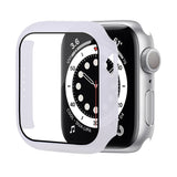 Shockproof PC Protective Case with Tempered Glass Film, For Apple Watch Series 9 / 8 / 7 41mm, For Apple Watch Series 9 / 8 / 7 45mm, For Apple Watch Series 8 / 7 41mm