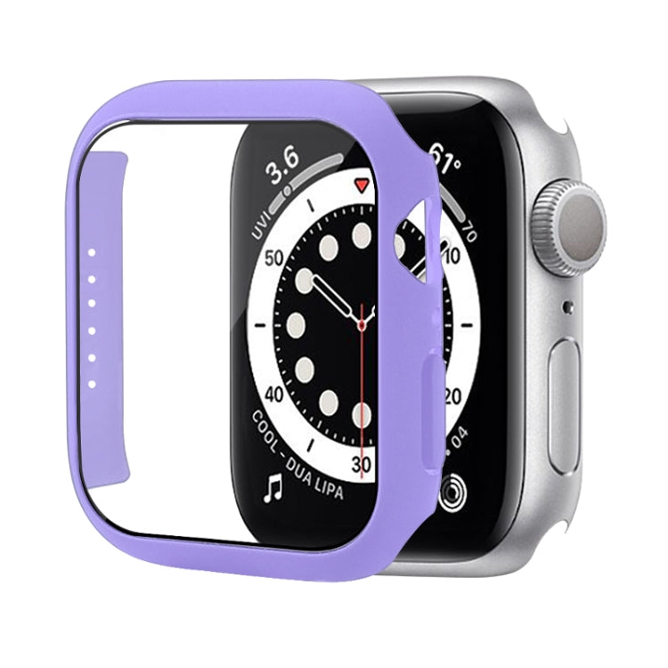 Shockproof PC Protective Case with Tempered Glass Film, For Apple Watch Series 9 / 8 / 7 41mm, For Apple Watch Series 9 / 8 / 7 45mm, For Apple Watch Series 8 / 7 41mm