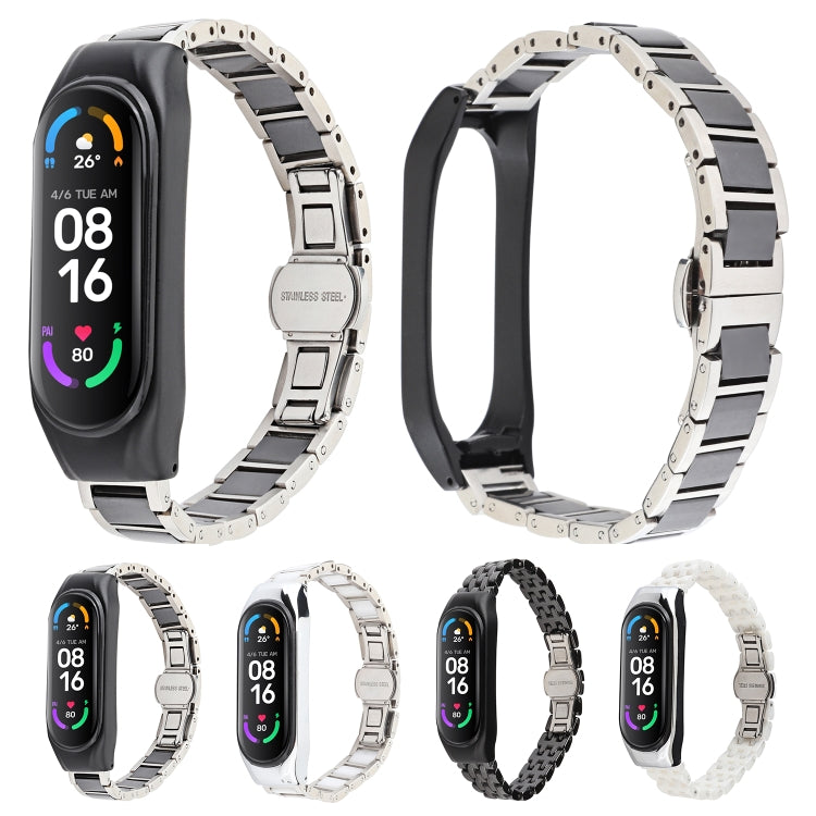 Ceramics Replacement Strap Watchband, For Xiaomi Mi Band 6 / 5, For Xiaomi Mi Band 4 / 3