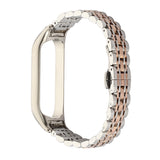 Seven-beads Stainless Steel Replacement Strap Watchband, For Xiaomi Mi Band 6 / 5, For Xiaomi Mi Band 4 / 3