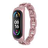 8-shaped Diamond Alloy Replacement Strap Watchband, For Xiaomi Mi Band 6 / 5, For Xiaomi Mi Band 4 / 3