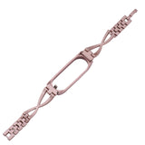 X-shaped Diamond Alloy Replacement Strap Watchband, For Xiaomi Mi Band 6 / 5, For Xiaomi Mi Band 4 / 3