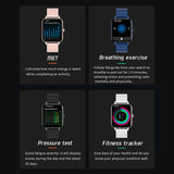MX7 1.69 inch IPS Touch Screen IP68 Waterproof Smart Watch, Support Sleep Monitoring / Heart Rate Monitoring / Bluetooth Call / Body Temperature Monitoring