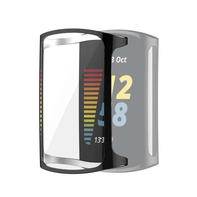 Full Coverage TPU Electroplating Protective Case Cover, For Fitbit Charge 5