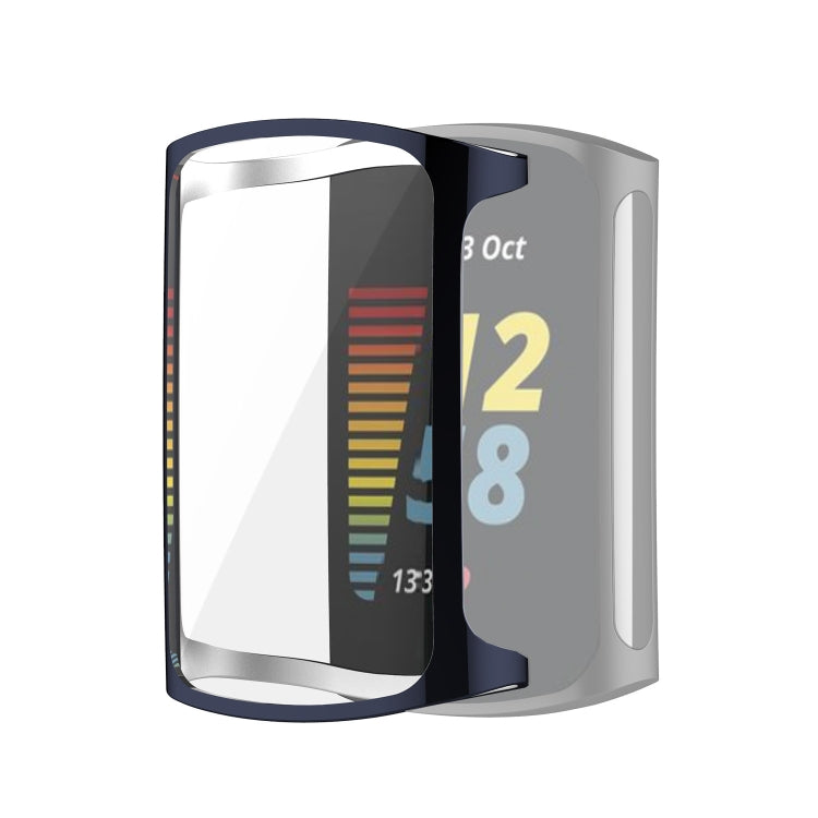 Full Coverage TPU Electroplating Protective Case Cover, For Fitbit Charge 5