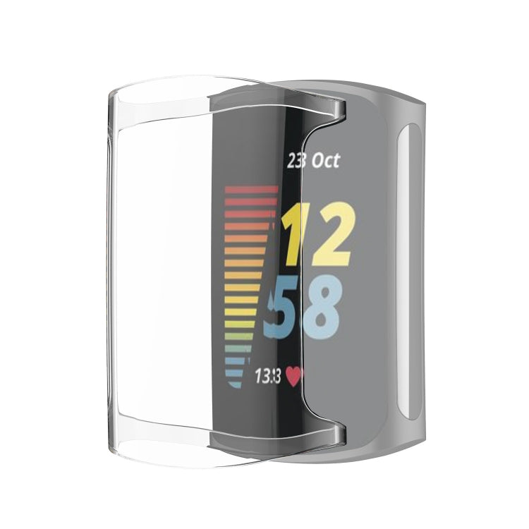 Full Coverage TPU Electroplating Protective Case Cover, For Fitbit Charge 5