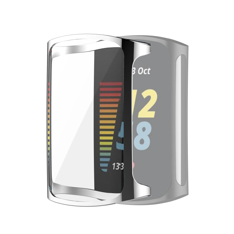 Full Coverage TPU Electroplating Protective Case Cover, For Fitbit Charge 5