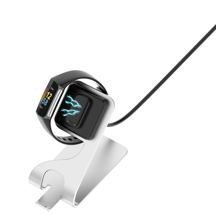 Portable Magnetic Metal Charger Holder, For Fitbit Charge 5