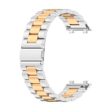 Stainless Steel Three-beads Replacement Strap Watchband, For OPPO Watch 2 42mm, For OPPO Watch 2 46mm