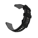 Universal Double Color Silicone Replacement Strap Watchband, 20mm, 22mm