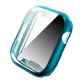 Shockproof TPU All-inclusive Electroplate Protective Case, For Apple Watch Series 9 / 8 / 7 41mm, For Apple Watch Series 9 / 8 / 7 45mm