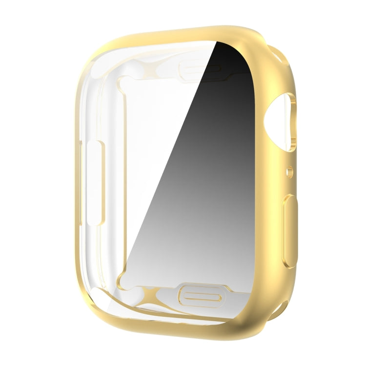 Shockproof TPU All-inclusive Electroplate Protective Case, For Apple Watch Series 9 / 8 / 7 41mm, For Apple Watch Series 9 / 8 / 7 45mm