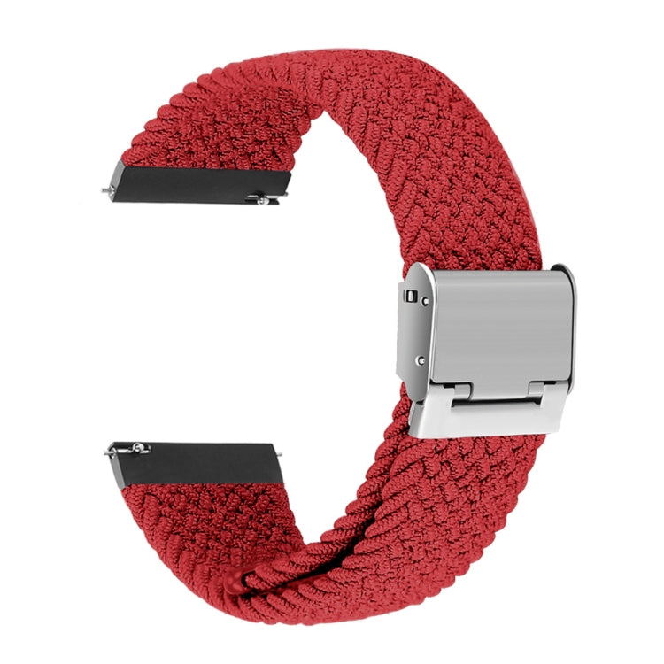 22mm Universal Nylon Braided Metal Buckle Strap, 22mm
