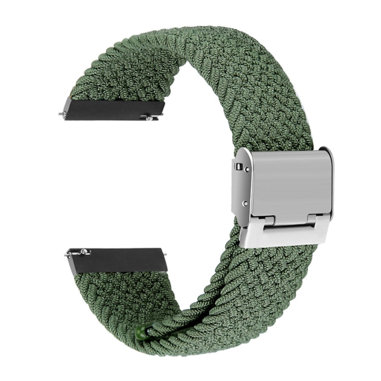 22mm Universal Nylon Braided Metal Buckle Strap, 22mm