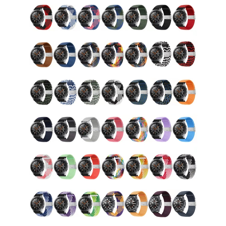 22mm Universal Nylon Braided Metal Buckle Strap, 22mm