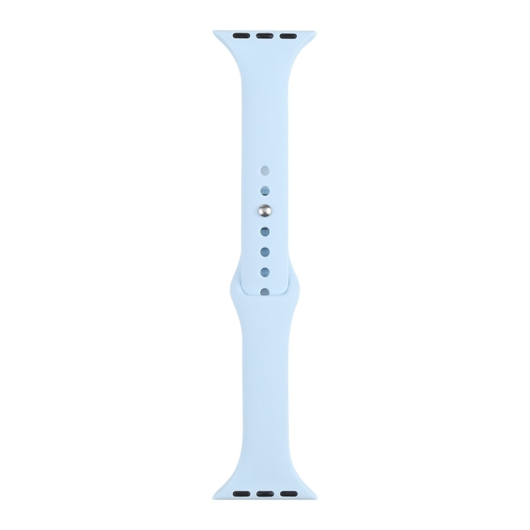 Slimming Silicone Replacement Watchband For Apple Watch Series, 7 41mm / 6&SE&5&4 40mm / 3&2&1 38mm